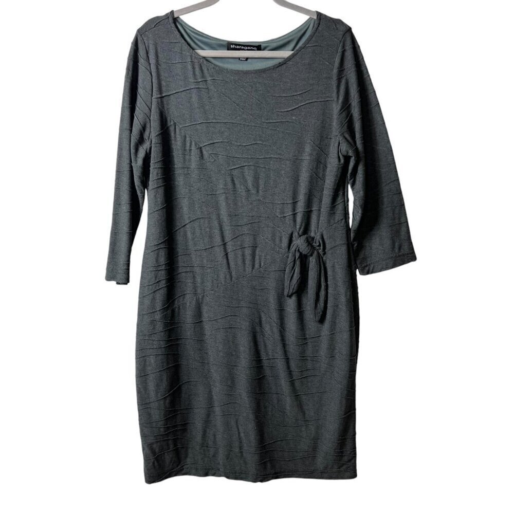 Sharagano gray dress women’s size 16 workwear